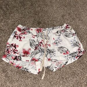 floral beach shorts